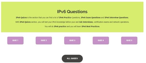ipv6-quizes