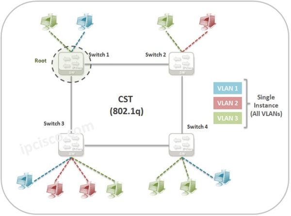 Per VLAN Spanning Tree | PVST+ And Rapid PVST+ ⋆ IPCisco