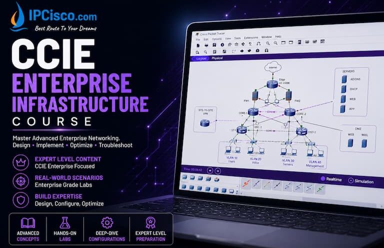 CCIE Enterprise Infrastructure Course with advanced networking labs