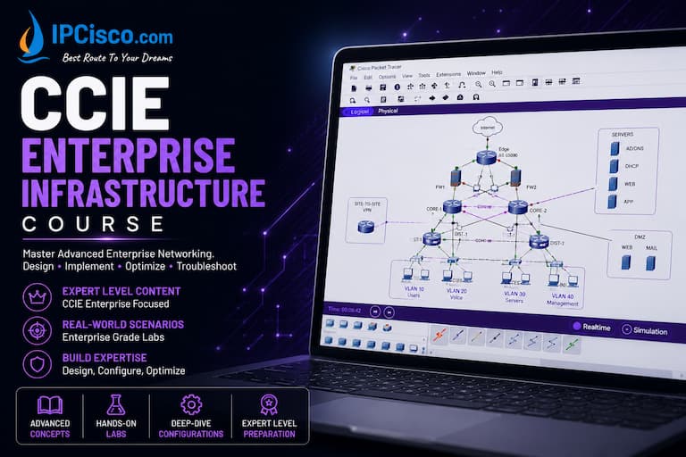 CCIE Enterprise Infrastructure Course with advanced networking labs