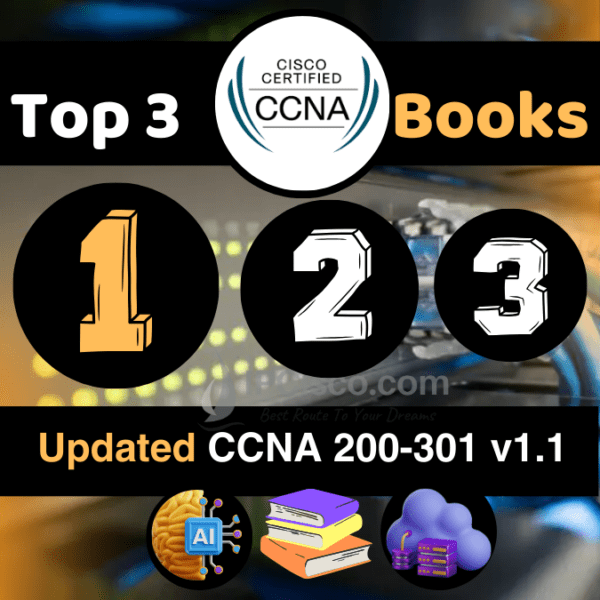 2024 Top 3 CCNA Book | Best CCNA Books | CCNA Study Guides ⋆