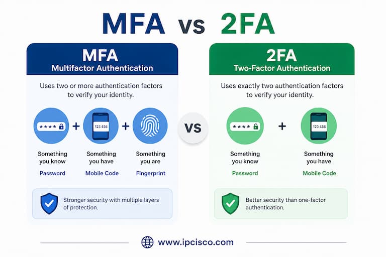 Two-Factor Authentication (2FA) versus Multifactor Authentication (MFA)