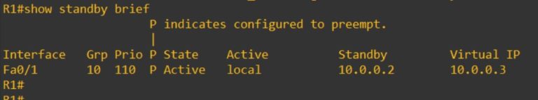 HSRP Configuration on GNS3 | Cisco HSRP Example ⋆ IpCisco