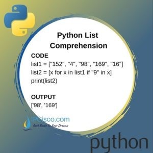 Python List Comprehension | Creating Lists From Lists ⋆ IpCisco