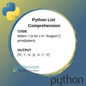 Python List Comprehension | Creating Lists From Lists ⋆ IpCisco