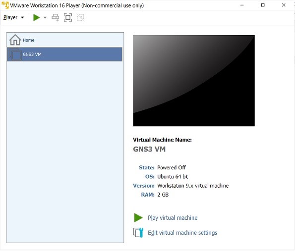 gns3 vm install steps