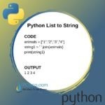 Python List To String | Python Join() Method | Join Method ⋆ IpCisco