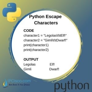 Python String Escape Characters | Which Ones Are Escape Characters? ⋆