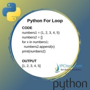 Python For Loop | How To Use Python For Loops? | For Loops ⋆ IpCisco