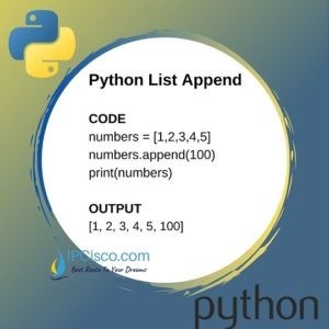 Python List Append | Python Append Method | Plus (+) Method ⋆ IpCisco