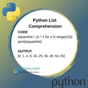 Python List Comprehension | Creating Lists From Lists ⋆ IpCisco