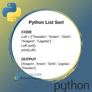 Python List Methods | ⋆ IpCisco