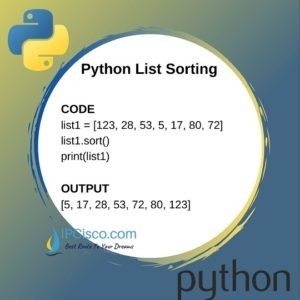 Python List Sort | How To Sort Lists? | Sort & Reverse Methods ⋆ IpCisco