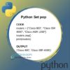 Python Set Methods | Add | Discard | Union | Difference | Copy ⋆ IpCisco