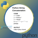 Python String Concatenation | Plus (+) Operator | Join Method IpCisco