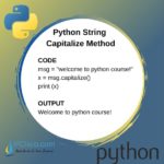 Python String Methods | lower | upper | format | strip | join method⋆ ...