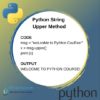 Python String Methods | lower | upper | format | strip | join method⋆ ...