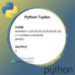 Python Tuples | How to use Tuples in Python? | Tuple Examples ⋆ IpCisco