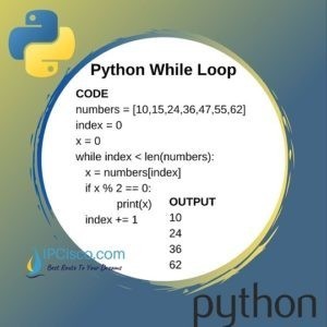 Python While Loop | How to Use While Loops?| Continue | Break ⋆ IpCisco