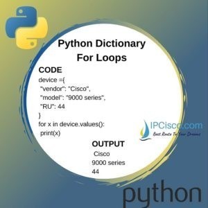 Python Iterate Dictionary | How To Use "For Loop" With Dictionary⋆ IpCisco