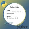 Python Sets | Methpds of Python Sets | Set | Add | Remove | Len⋆ IpCisco