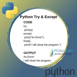 Python Try and Except | Finally | Else | Raise Statements ⋆ IpCisco
