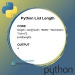 Python List Length | How To Use Python Length() Method ⋆ IpCisco