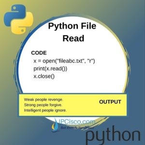 Python File Write | How to Write a File | FREE Python⋆ IpCisco