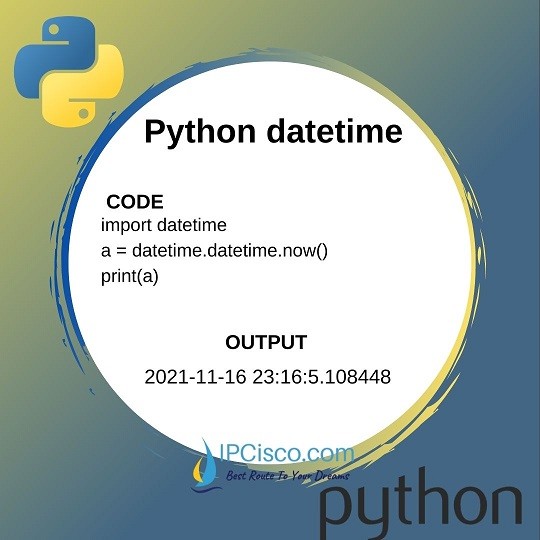 python-datetime-ipcisco