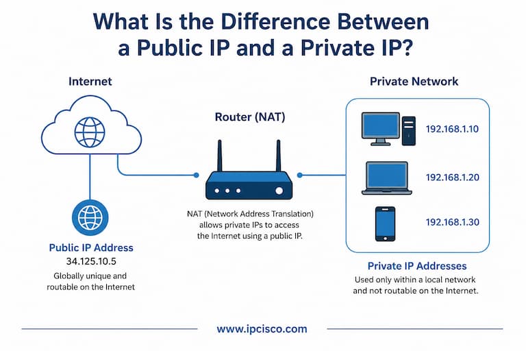 public ip versus private ip the difference