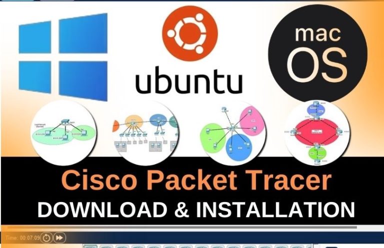 cisco packet tracer download and installation on Windows, MAcOs and Linux