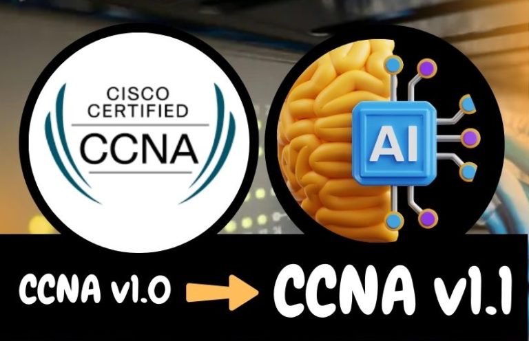 Cisco ccna v1.1 update, new lessons, Generative AI (Artificial Intelligence), Cloud Network Management and Machine Learning