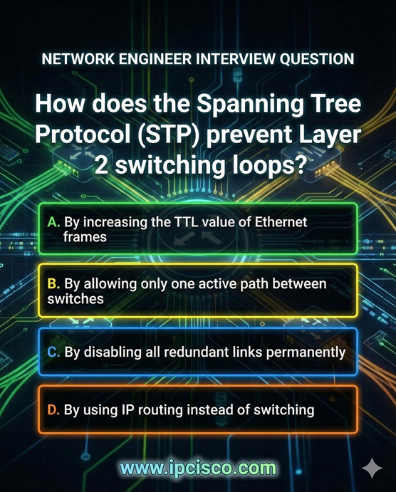 How does the Spanning Tree Protocol Prevent Loops? ⋆ IpCisco