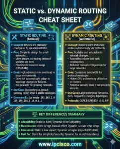 What is the Difference Between Static and Dynamic Routing? ⋆