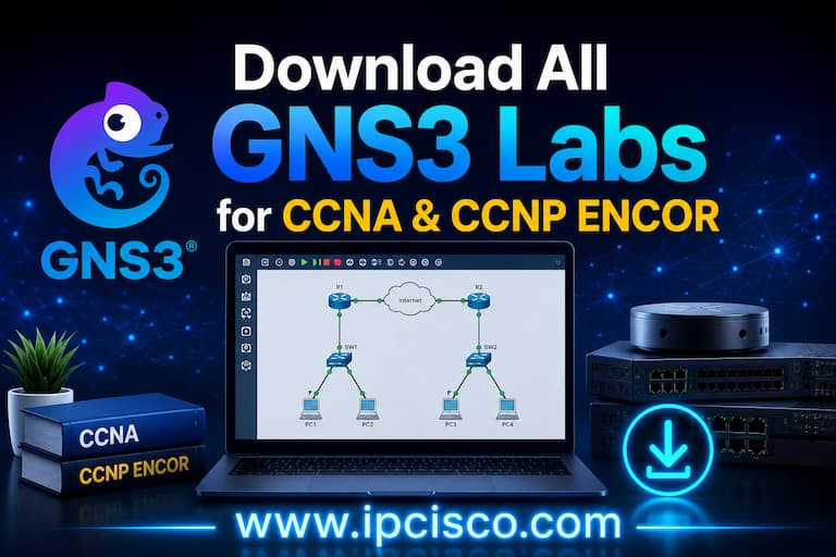Download GNS3 labs ccna ccnp ccie configuration practice lab files