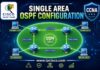 packet tracer singe area ospf configuration cisco ccna certification