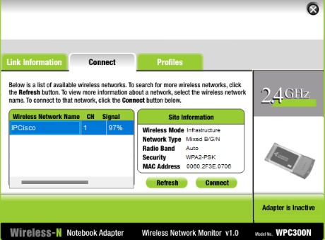 wireless client configuration