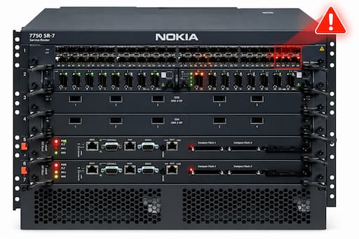 Nokia alarm question NRS-I, 7750 Service Router