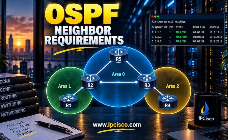 OSPF Neighbor Requirements: When Does OSPF Neighborship Form?