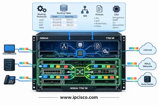 control and data plane Nokia NRS-I questions