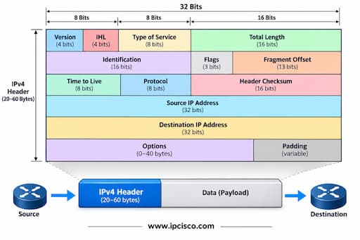 ipv4 header nokia NRS-I questions