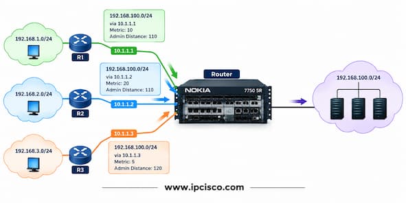 route selection Nokia NRS-I certification