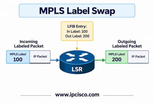 MPLS-label-swapping-ccie-enterprise-infrastructure