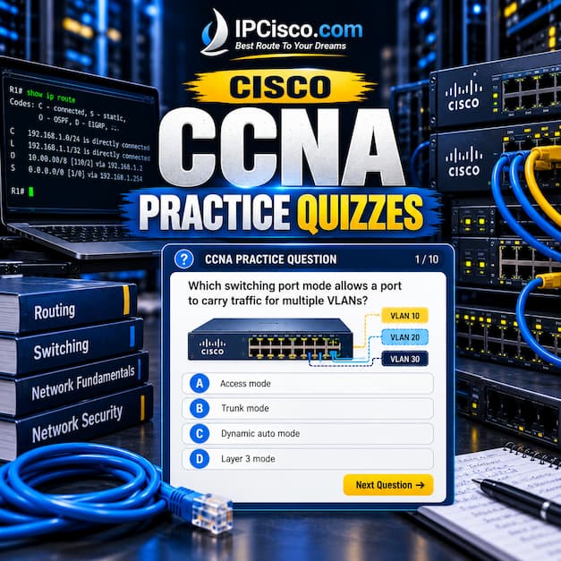 CCNA Quizzes and Practice Questions
