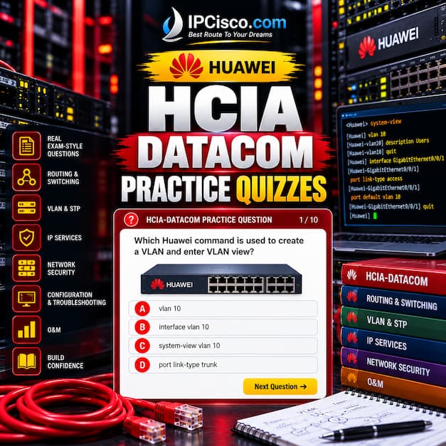 Huawei HCIA Quizzes and Practice Test