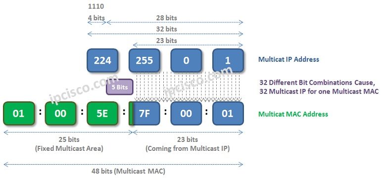 Multicast-MAC-addres-creation