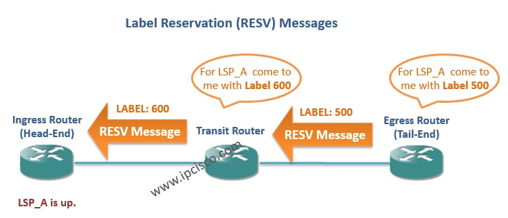 RSVP RESV Messages, RSVP Label Reservation Messages