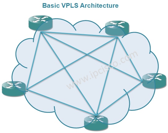 Basic VPLS Architecture, Full Mesh